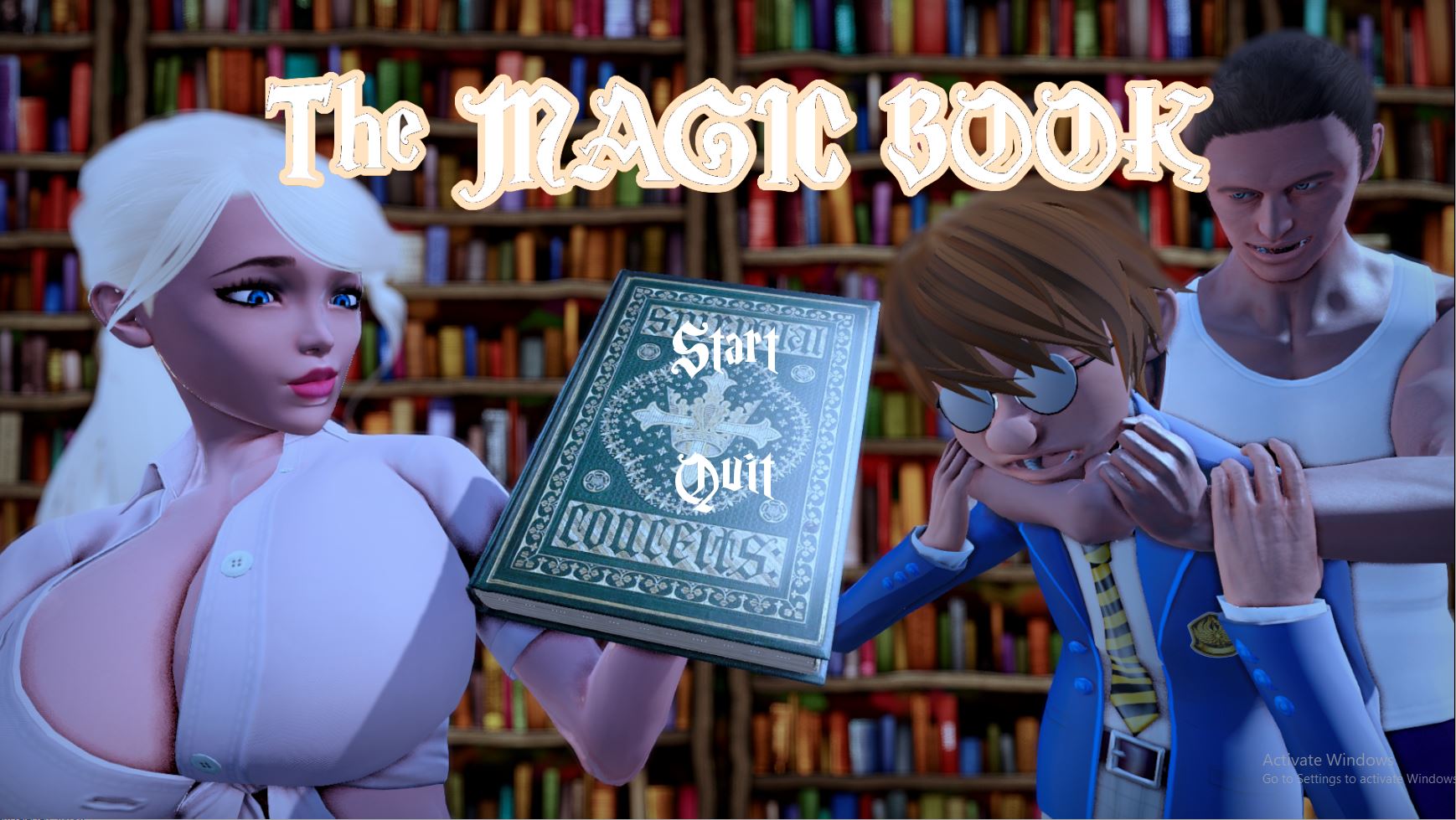 Magic book porn