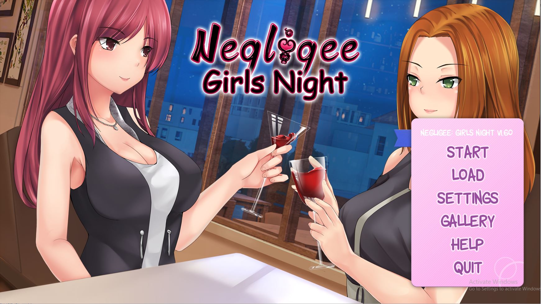 Negligee Visual Novel Porn - Negligee: Girls Night â€“ Final Version (Full Game) - Adult Games Collector